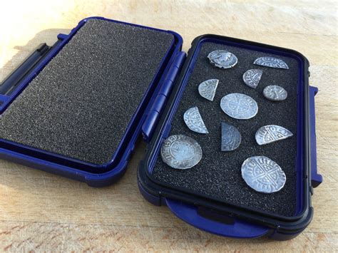 metal detecting find box|metal detecting coin box.